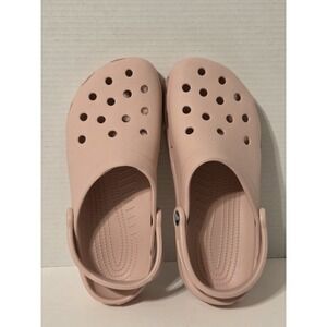 Light Pink Crocs Women Size 10 Men Size 8 Free Shipping Barely Worn